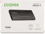 Накопитель SSD Digma USB 3.2 512GB DGSM8512G2MGG MEGA X 1.8"