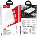 Мобильный аккумулятор Hoco J72 Easy travel white 10000mAh 2A 2xUSB-A белый