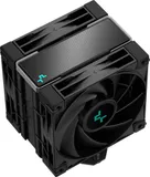 Кулер для процессора DEEPCOOL AK400 ZERO DARK PLUS LGA1700/1200/115X/AM5/AM4 (12шт/кор, TDP 220W, PWM, DUAL Fan 120mm, 4 тепл. Трубки, черный) RET