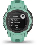 Смарт-часы Garmin Instinct 2S Solar Tactical 20мм 1.3" AMOLED корп.черный/мятный рем.мятный (010-02564-02)