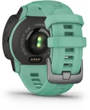 Смарт-часы Garmin Instinct 2S Solar Tactical 20мм 1.3" AMOLED корп.черный/мятный рем.мятный (010-02564-02)