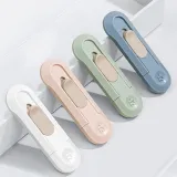 Нож канцелярский Deli NS065green шир.лез.12мм выдвижное лезвие пластик зеленый блистер