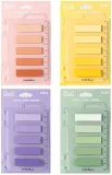 Закладки самокл. пластиковые Deli NS356 12x44мм 4цв.в упак. (NS356)