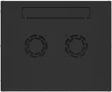 Шкаф коммутационный NTSS Lime (NTSS-WL6U5560GS-BL) настенный 6U 550x600мм пер.дв.стекл несъемн.бок.пан. 30кг черный 12кг