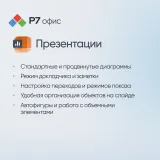 Право на использование программы Р7-Офис Для бизнеса лицензия на 1 год, на 15 пользователей.