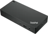 док-станция ThinkPad Universal USB-C Dock (2x DP 1.4, 1x HDMI 2.0, 3x USB 3.1, 2x USB 2.0, 1x USB-C, 1x RJ-45, 1x Combo Audio Jack 3.5mm)