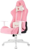 Кресло игровое A4Tech Bloody GC-930 розовый с подголов. крестов. пластик пластик белый
