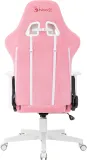 Кресло игровое A4Tech Bloody GC-930 розовый с подголов. крестов. пластик пластик белый