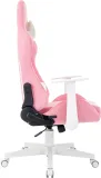 Кресло игровое A4Tech Bloody GC-930 розовый с подголов. крестов. пластик пластик белый