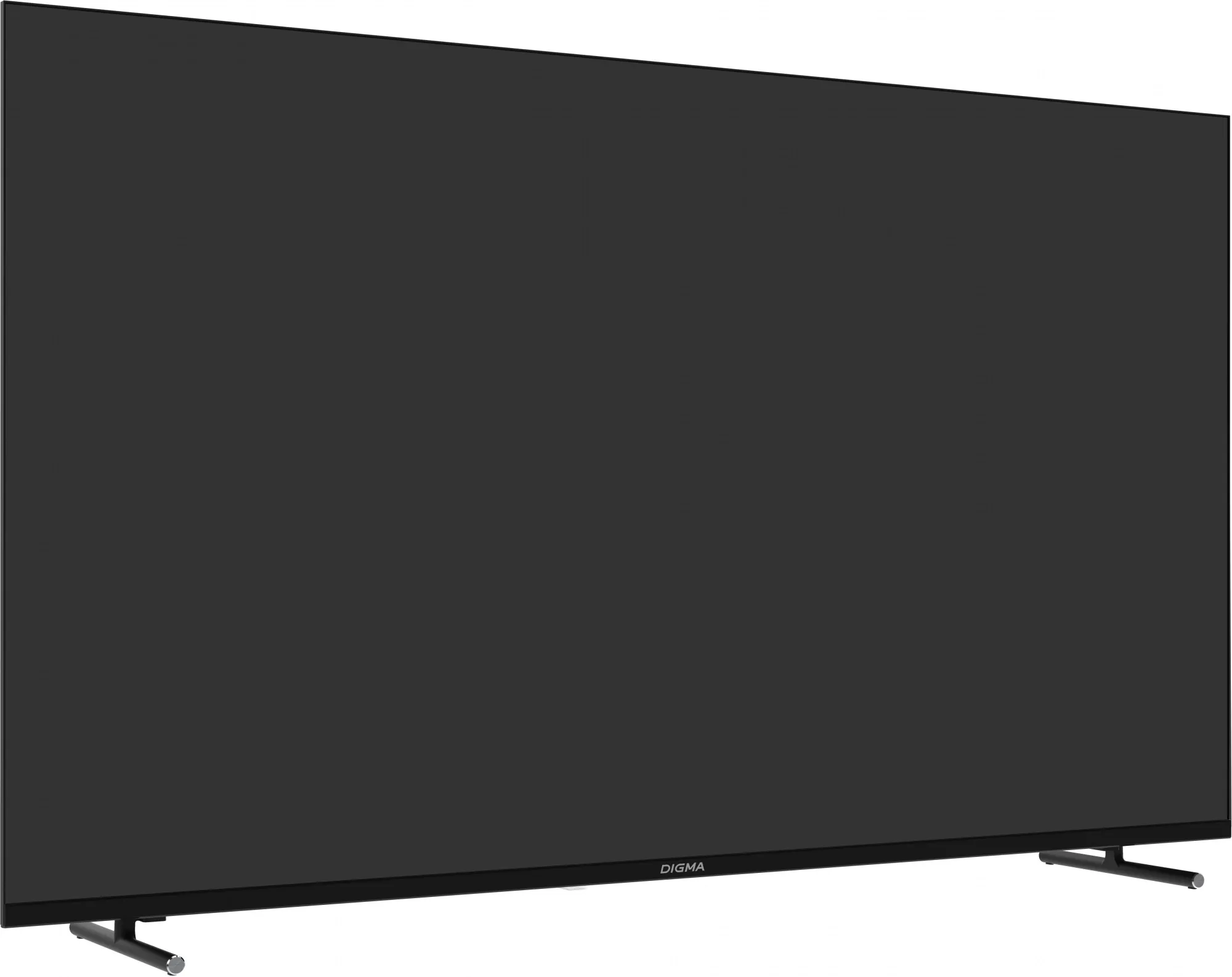 Телевизор LED Digma 55" DM-LED55UBB33 Яндекс.ТВ Frameless черный 4K Ultra HD 60Hz DVB-T DVB-T2 DVB-C DVB-S DVB-S2 USB WiFi Smart TV