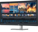 Монитор Dell 31.5" S3221QSA, Curved 4K UHD Monitor, 3840 x 2160 at 60 Hz,  VA, 4 ms,  3000: 1 (Typical), 300 cd/m2 , SP-2*5W, H-AD
