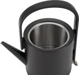 Чайник электрический Hyundai HYK-S2507 0.6л. 1000Вт черный корпус: металл