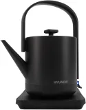 Чайник электрический Hyundai HYK-S2507 0.6л. 1000Вт черный корпус: металл