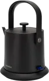 Чайник электрический Hyundai HYK-S2042 0.6л. 1000Вт черный корпус: металл