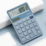 Калькулятор настольный Deli Nusign NS042 синий 12-разр.