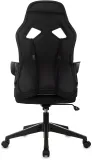 Кресло игровое Zombie 300 черный/белый эко.кожа крестов. пластик