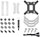 Устройство охлаждения(кулер) ID-Cooling SE-207-XT Slim Soc-AM5/AM4/1151/1200/2066/1700 белый 4-pin 15-35dB Al+Cu 220W 760gr Ret