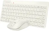 Клавиатура + мышь A4Tech Fstyler FG2200 Air2 клав:бежевый мышь:бежевый USB беспроводная slim (FG2200 AIR2 BEIGE)