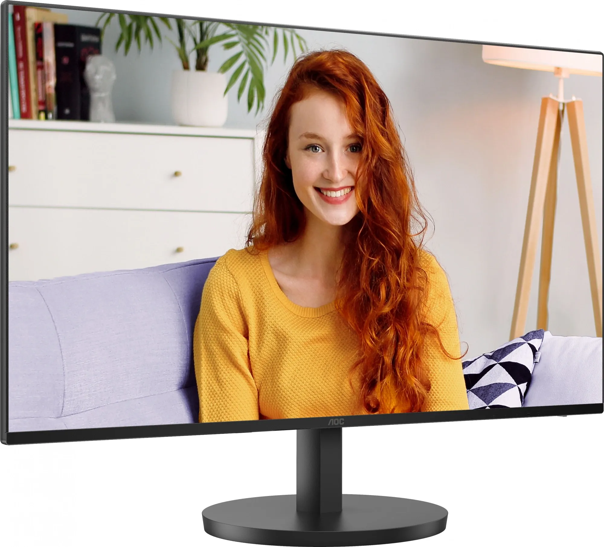 Монитор AOC 27" Basic-Line 27B3HA2 черный IPS LED 1ms 16:9 HDMI M/M матовая 1300:1 250cd 178гр/178гр 1920x1080 100Hz VGA FHD USB 3.4кг