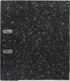 Папка-регистратор Buro A4 75мм картон/бумага черный мет.окант. сборная (упак.:2шт)