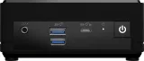 Неттоп MSI Cubi N ADL-018RU slim N200 (1) 4Gb SSD128Gb UHDG Windows 11 Professional 2xGbitEth WiFi BT 65W черный (9S6-B0A911-211)