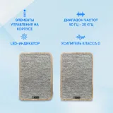 Колонки Оклик OK-417A 2.0 св.дерево 40Вт BT