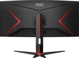 Монитор AOC 34" Gaming CU34G2XP/BK черный/красный VA LED 21:9 HDMI матовая HAS 400cd 178гр/178гр 3440x1440 180Hz FreeSync Premium DP FHD USB 8.1кг