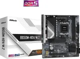 Материнская плата ASROCK B650M-HDV/M.2, AM5, B650, 2*DDR5, HDMI+DP, 4xSATA3 6.0, M.2 Socket, RAID, USB 3.2, USB 2.0, Type-C, mATX