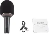 Микрофон беспроводной Hyundai H-MIC100 черный