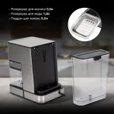 Кофеварка рожковая Hyundai HEM-5306 1350Вт серебристый/черный