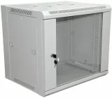Шкаф коммутационный Rexant Pro (04-2200) настенный 6U 600x450мм пер.дв.стекл без задн.дв. 90кг серый