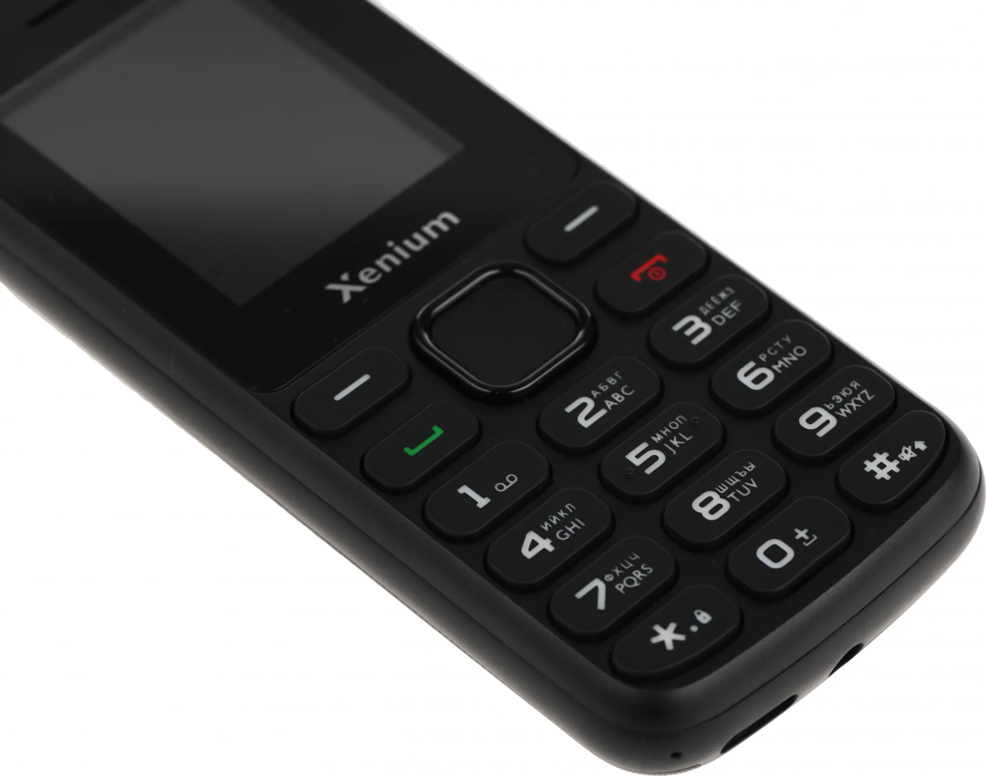 Мобильный телефон XENIUM X170 черный моноблок 2Sim 1.77" 128x160 Nucleus 0.3Mpix GSM900/1800 MP3 FM microSD max32Gb