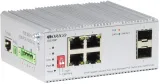 Коммутатор ORIGO Managed L2 Industrial Fast Ring Switch 4x1000Base-T PoE, 2x1000Base-X SFP, PoE Budget 60W, Surge 4KV, -40 to 75°C