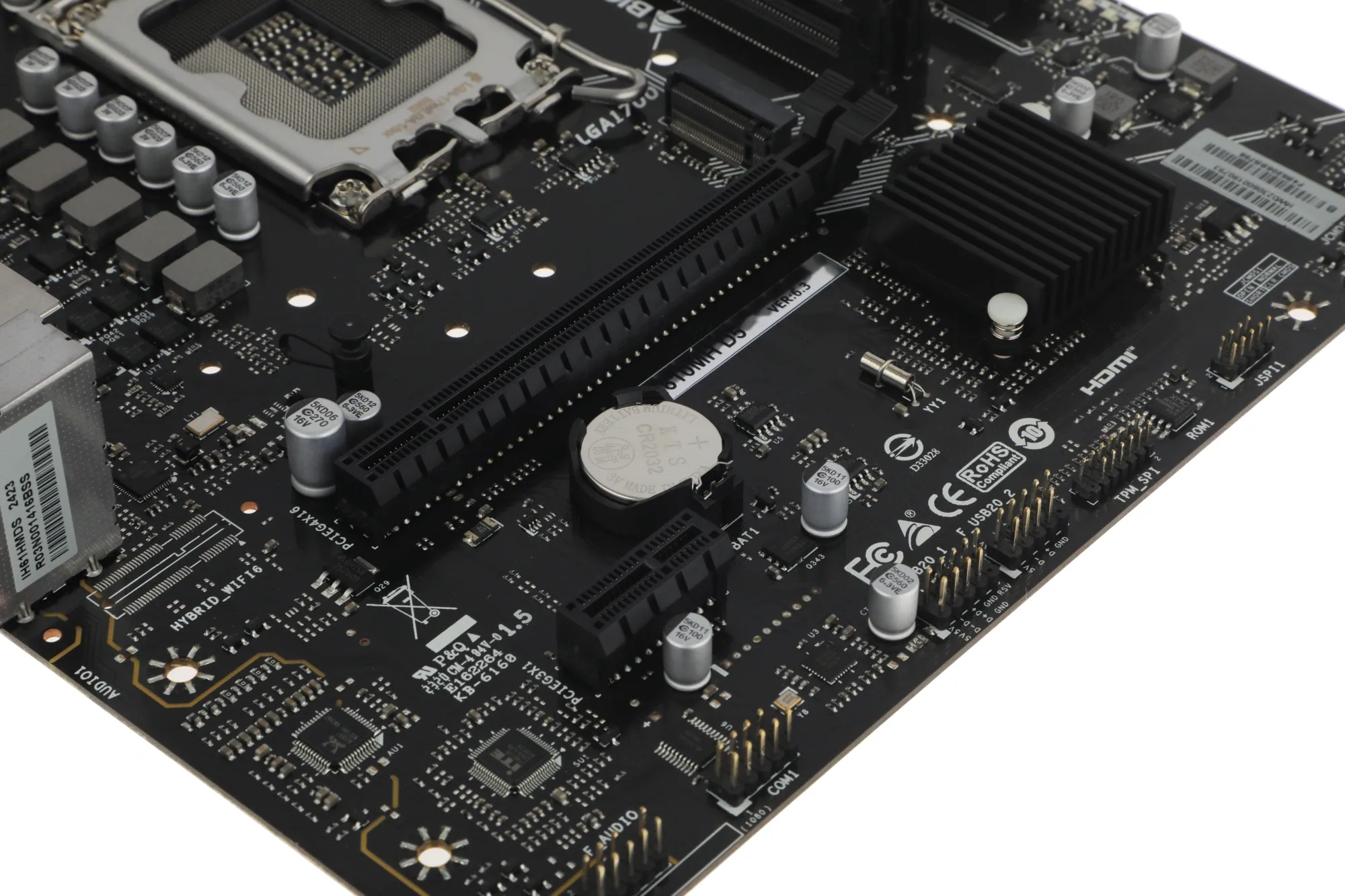Материнская плата Biostar H610MH D5 Soc-1700 Intel H610 2xDDR5 mATX AC`97 8ch(7.1) GbLAN RAID+VGA+HDMI