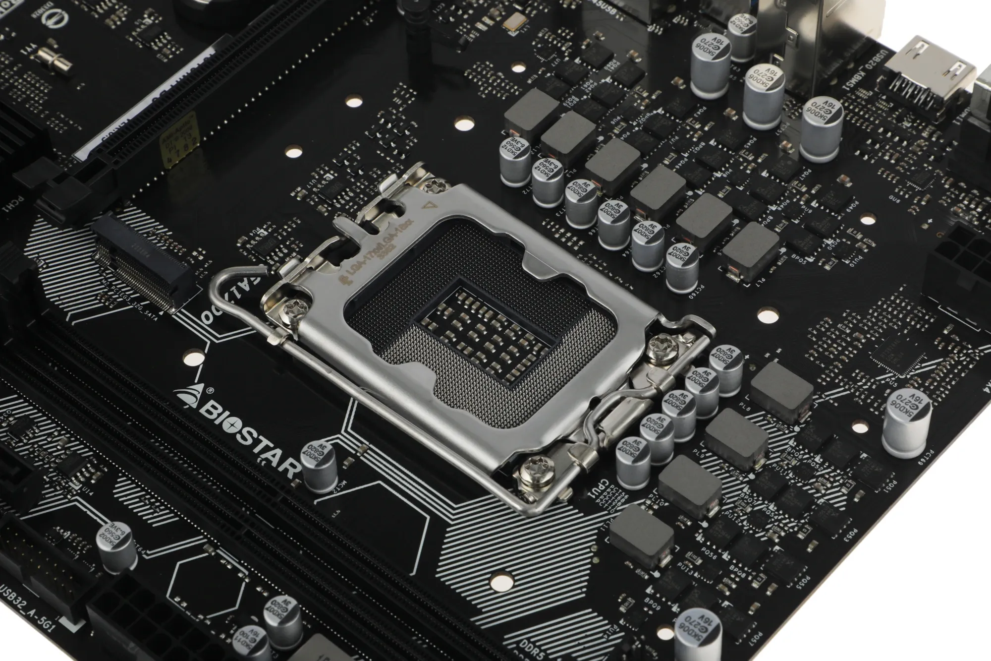 Материнская плата Biostar H610MH D5 Soc-1700 Intel H610 2xDDR5 mATX AC`97 8ch(7.1) GbLAN RAID+VGA+HDMI
