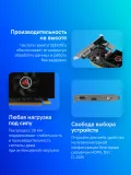 Видеокарта Biostar PCI-E G210-1GB D3 LP NVIDIA GeForce 210 1Gb 64bit DDR3 589/1333 DVIx1 HDMIx1 CRTx1 Ret low profile