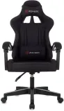 Кресло игровое Zombie Void черный с подголов. крестов. пластик