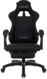 Кресло игровое Zombie Weaver черный с подголов. крестов. пластик подст.для ног пластик черный