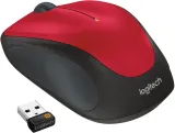 Мышь Logitech M235 красный/черный оптическая (1000dpi) беспроводная USB для ноутбука (2but)