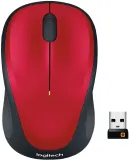 Мышь Logitech M235 красный/черный оптическая (1000dpi) беспроводная USB для ноутбука (2but)