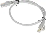Патч-корд Rexant 18-1001 UTP RJ-45 вил.-вилка RJ-45 кат.5E 0.5м серый ПВХ