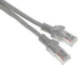 Патч-корд Rexant 18-1007 UTP RJ-45 вил.-вилка RJ-45 кат.5E 5м серый ПВХ