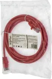 Патч-корд Suprlan 10-0154 UTP RJ-45 вил.-вилка RJ-45 кат.5E 3м красный LSZH 26AWG
