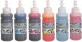 Чернила Cactus CS-T673set 673 черный/голубой/пурпурный/желтый/светло-голубой/светло-пурпурный набор 6x70мл для Epson Inkjet Photo L800/L801/L810/L850