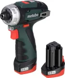 Дрель-шуруповерт Metabo PowerMaxx BS Basic аккум. патрон:быстрозажимной (кейс в комплекте) (600080500)