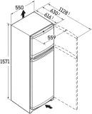 Холодильник Liebherr CTele 2931 2-хкамерн. серебристый