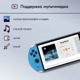 Игровая консоль KingPrice Portable X1 красный/синий