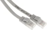 Патч-корд Buro Flat 10Гбит/с UTP 4 пары cat.5E Cu molded 2м серый RJ-45 (m)-RJ-45 (m) (BU-5E-FLAT-2M-G)