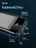 Мобильный аккумулятор Cactus CS-PBFSCA-10000 10000mAh 4.5A 2xUSB-A/USB-C черный