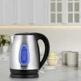 Чайник электрический Vitek VT-1135 1.2л. 1900Вт бежевый корпус: керамика